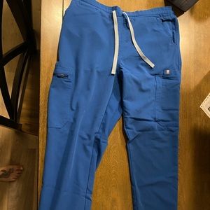 Figs yola scrub pants royal blue